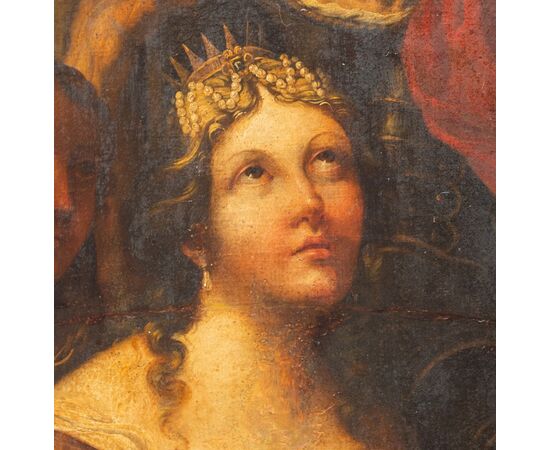 Scena dell'antichità classica - XVII secolo - olio su tela