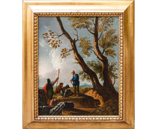 Bottega di Salvator Rosa (Napoli, 1615 – Roma, 1673), La sosta