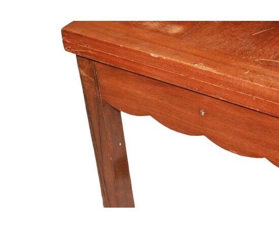 Tavolino da gioco francese della seconda metà del 1800 di Gusto Orientale