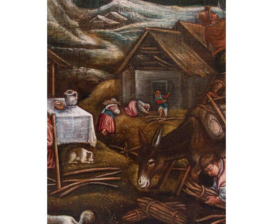 Ambito di Leandro Bassano (1557 - 1622), Inverno