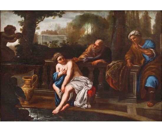 Scuola bolognese del XVII secolo, Susanna e i Vecchioni