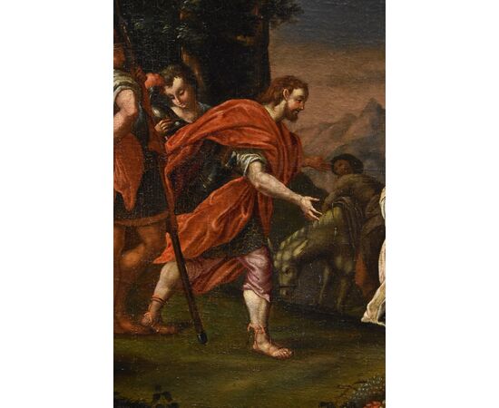 Incontro di Re David e Abigail, Nicolas Vleughels (Parigi, 1668 - Roma, 1737)