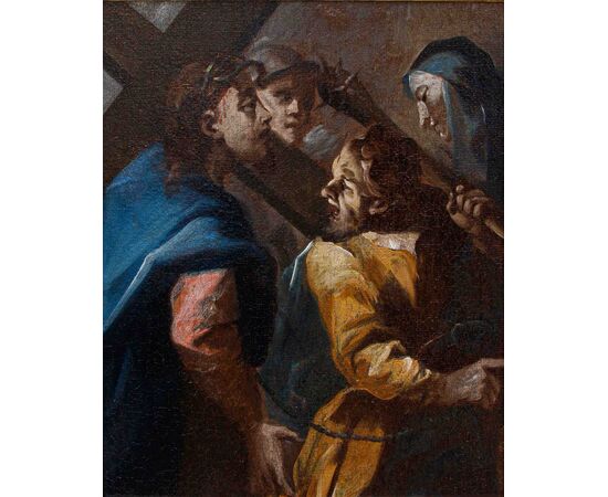Alessandro Valdani (1712 - 1773), attr., Salita al calvario
