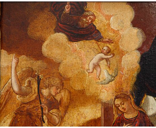 Scuola dalmata cretese, XVII secolo, Annunciazione