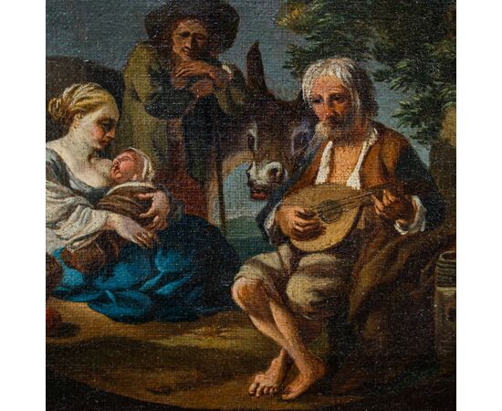 Paolo Monaldi (Roma, 1710 - dopo il 1779), attr., Scena di genere