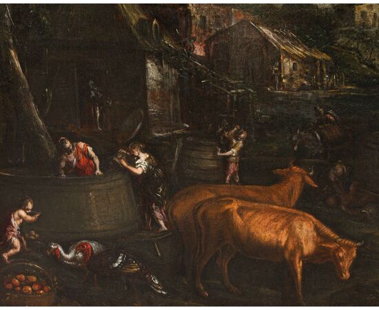 Francesco Bassano (Bassano, 1549 – Venezia, 1592),  L'Autunno
