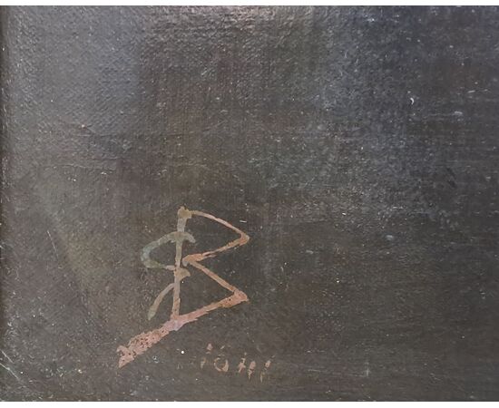 " RITRATTO DI DAMA" - OLIO SU TELA - XIX SEC.