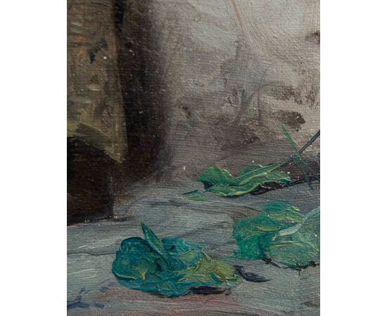 Pompeo Massani (Firenze, 1850 - 1920), Anziana popolana