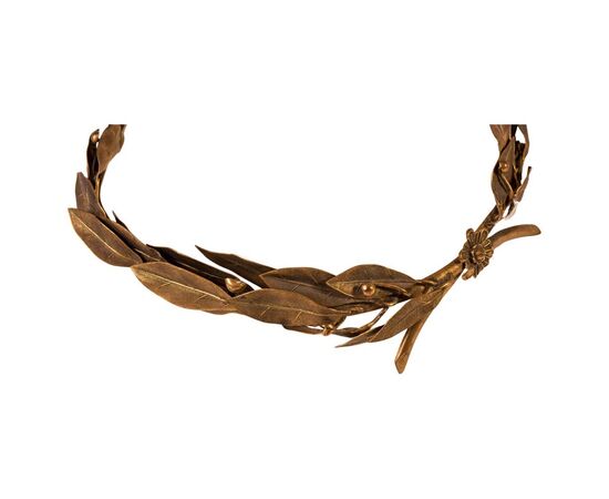 Serto di alloro in bronzo - O/6843.