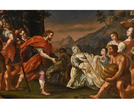 Incontro di Re David e Abigail, Nicolas Vleughels (Parigi, 1668 - Roma, 1737)