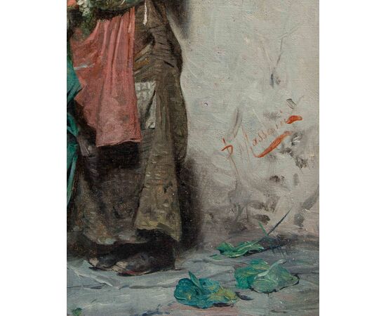Pompeo Massani (Firenze, 1850 - 1920), Anziana popolana