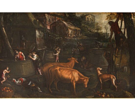 Francesco Bassano (Bassano, 1549 – Venezia, 1592),  L'Autunno