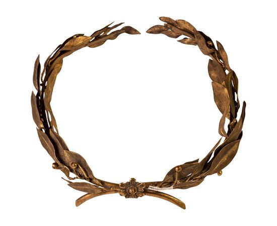 Serto di alloro in bronzo - O/6843.