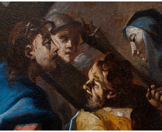 Alessandro Valdani (1712 - 1773), attr., Salita al calvario