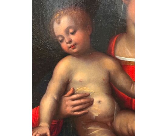 Giovanni Battista Ramenghi  olio su tavola, centimetri 62,5 × 52,5 