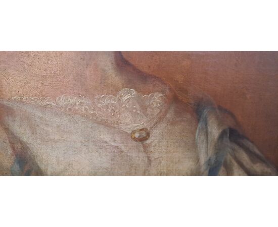 " RITRATTO DI DAMA" - OLIO SU TELA - XIX SEC.