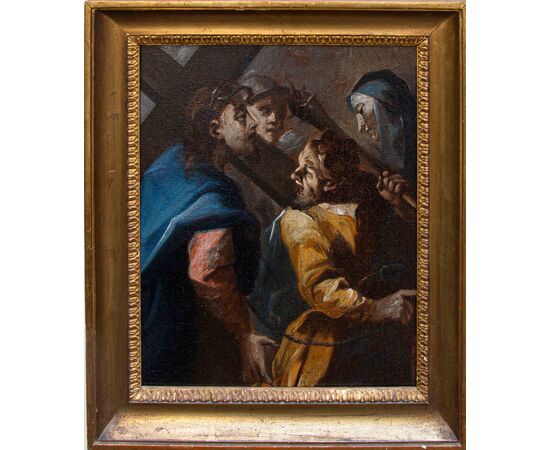 Alessandro Valdani (1712 - 1773), attr., Salita al calvario
