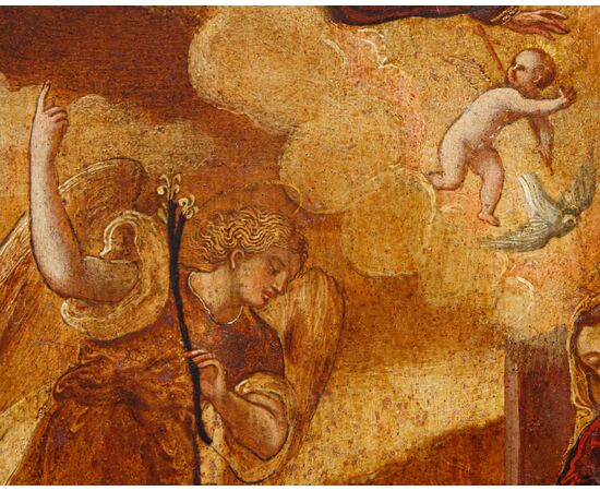 Scuola dalmata cretese, XVII secolo, Annunciazione