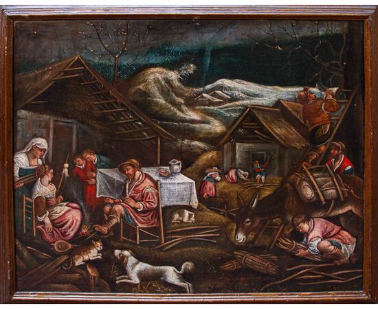 Ambito di Leandro Bassano (1557 - 1622), Inverno