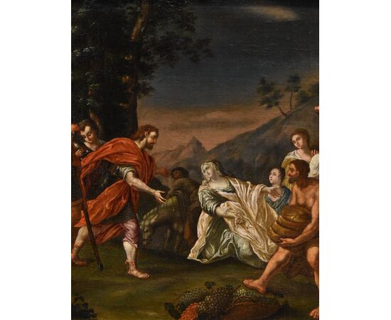 Incontro di Re David e Abigail, Nicolas Vleughels (Parigi, 1668 - Roma, 1737)
