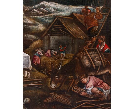 Ambito di Leandro Bassano (1557 - 1622), Inverno