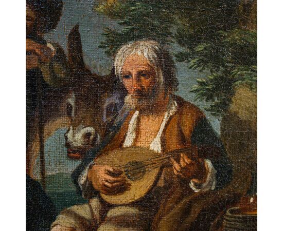 Paolo Monaldi (Roma, 1710 - dopo il 1779), attr., Scena di genere
