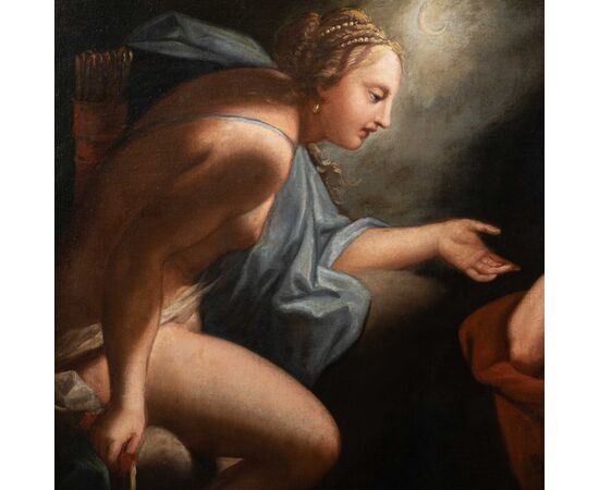 Antonio Bellucci (Venezia 1654 - Soligo 1726) - Diana ed Endimione. 