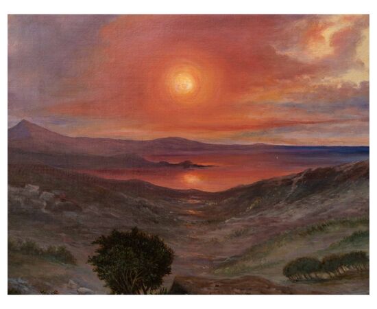 XIX secolo, Paesaggio al tramonto