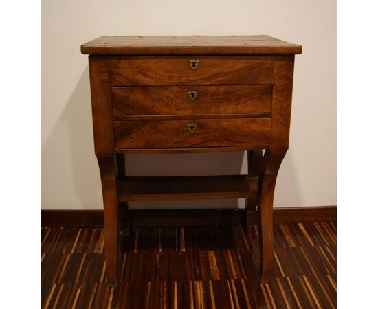 Toilette francese del 1800 stile Direttorio in legno di noce