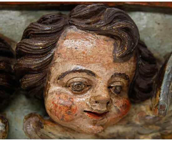 XVII Secolo, Rilievo con teste di putti