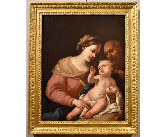 La Sacra Famiglia, Cerchia di Domenico Piola (Genova 1627 -1703)