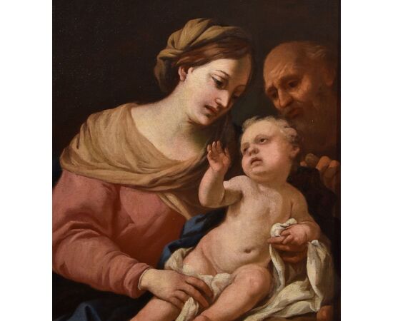 La Sacra Famiglia, Cerchia di Domenico Piola (Genova 1627 -1703)