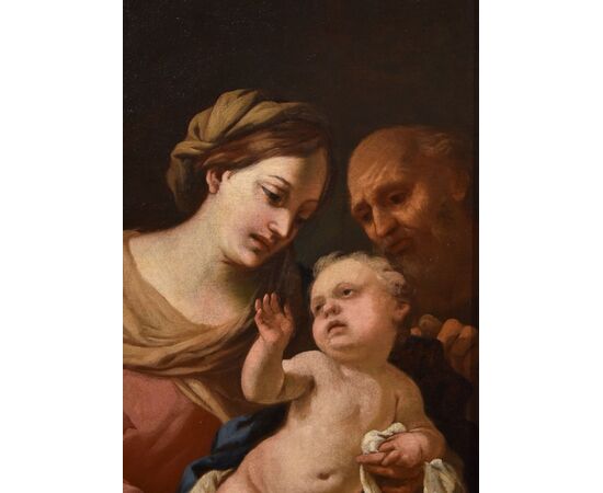 La Sacra Famiglia, Cerchia di Domenico Piola (Genova 1627 -1703)