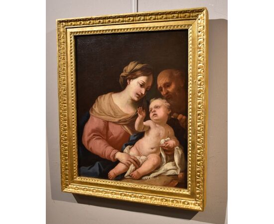 La Sacra Famiglia, Cerchia di Domenico Piola (Genova 1627 -1703)