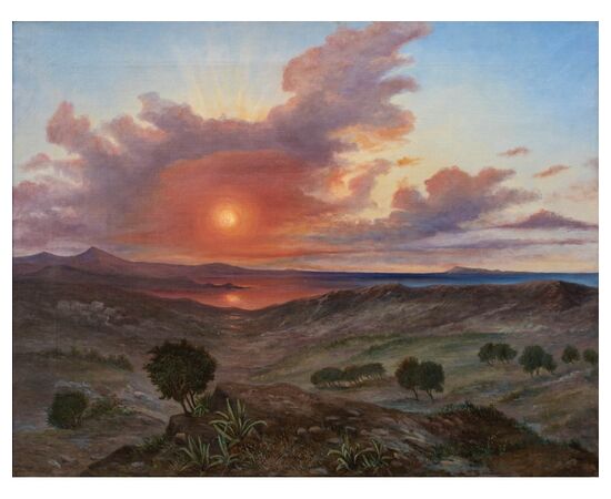 XIX secolo, Paesaggio al tramonto