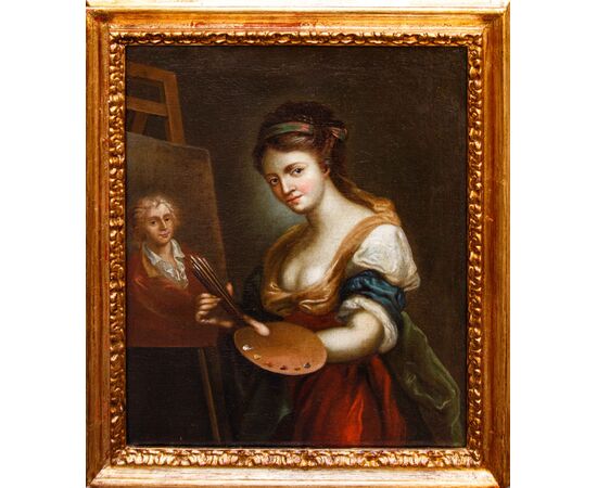 Scuola bolognese, XVII Secolo, Ritratto di Ginevra Cantofoli