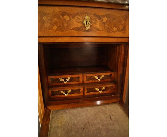 Secretaire francese in legno di palissandro