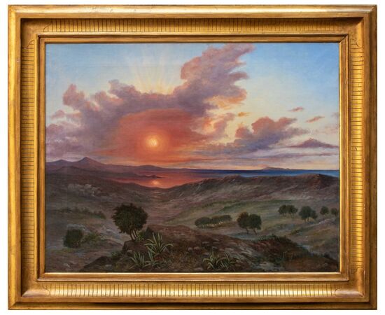 XIX secolo, Paesaggio al tramonto