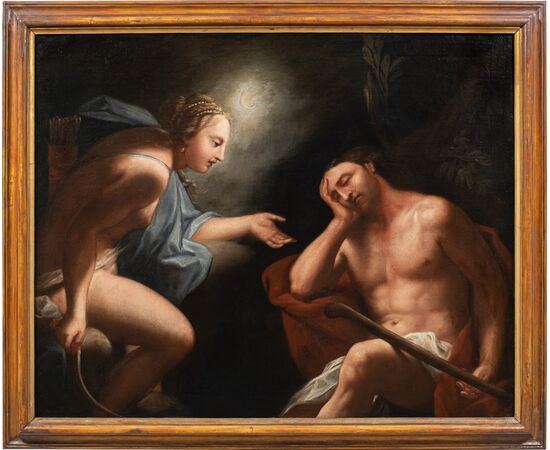 Antonio Bellucci (Venezia 1654 - Soligo 1726) - Diana ed Endimione. 