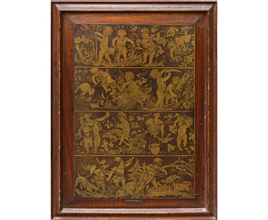 XVIII secolo, Allegorie delle stagioni con putti