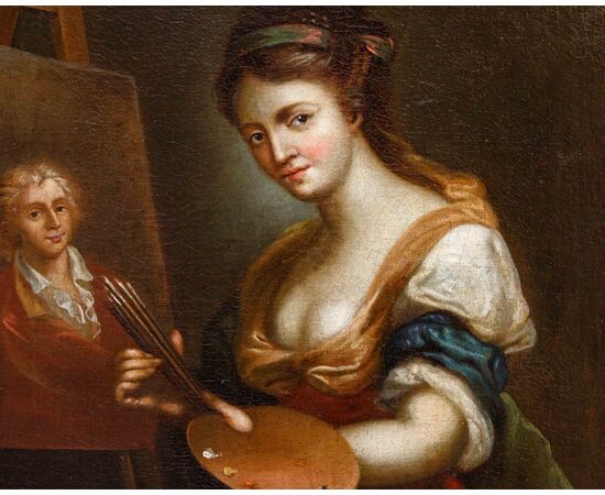 Scuola bolognese, XVII Secolo, Ritratto di Ginevra Cantofoli