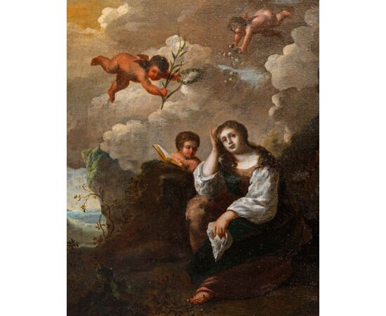 Artista fiammingo attivo in Italia, XVII Secolo, Maddalena penitente
