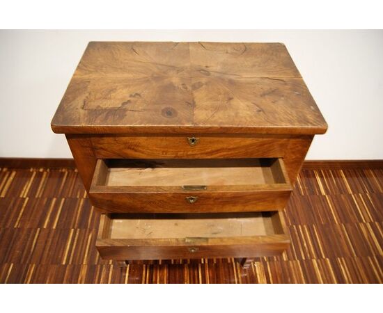 Toilette francese del 1800 stile Direttorio in legno di noce