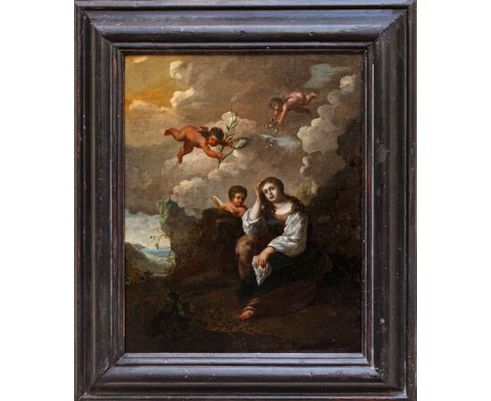 Artista fiammingo attivo in Italia, XVII Secolo, Maddalena penitente
