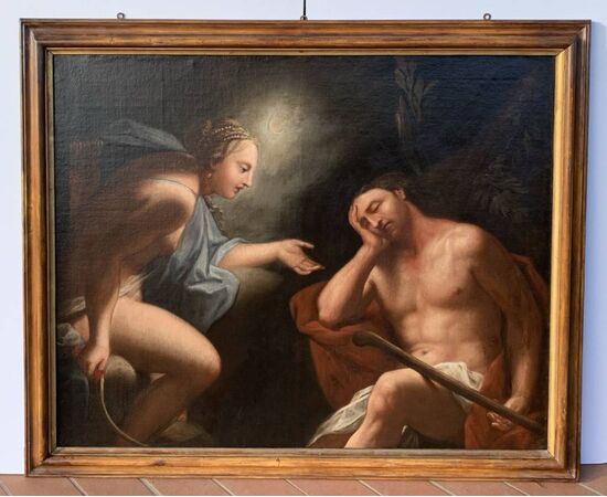 Antonio Bellucci (Venezia 1654 - Soligo 1726) - Diana ed Endimione. 