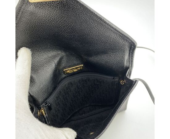 YVES SAINT LAURENT Borsa a Tracolla Vintage in Pelle Col. Nero M