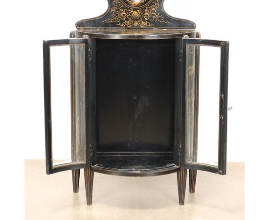 Vetrinetta con Specchio in Stile Chinoiserie Italia, XX Secolo