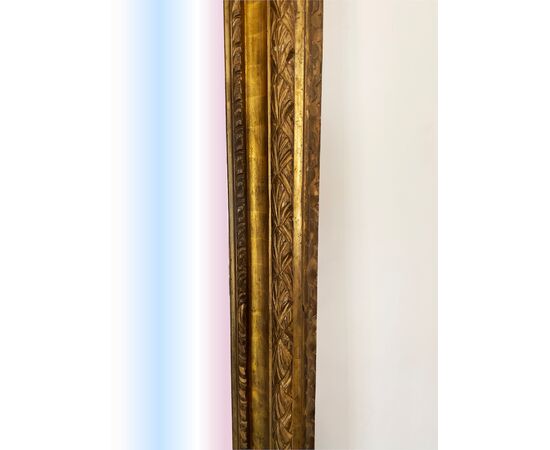 Specchiera XIX - XX sec. con cornice dorata