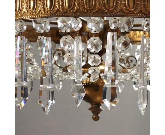 Lampadario in Stile Impero Italia XX Secolo