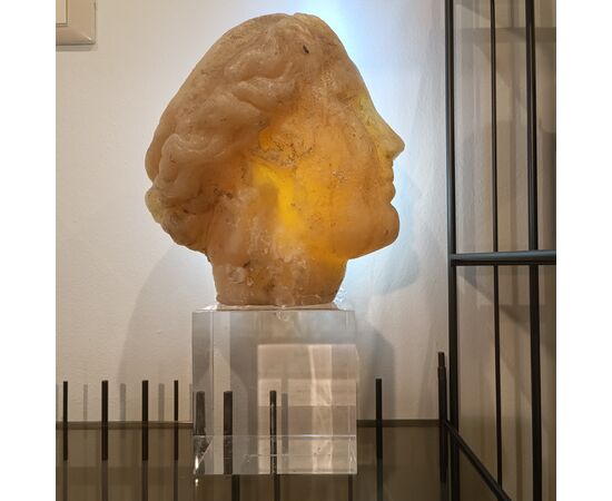 Scultura in cera “ Il volto”  di Alessandro La Motta